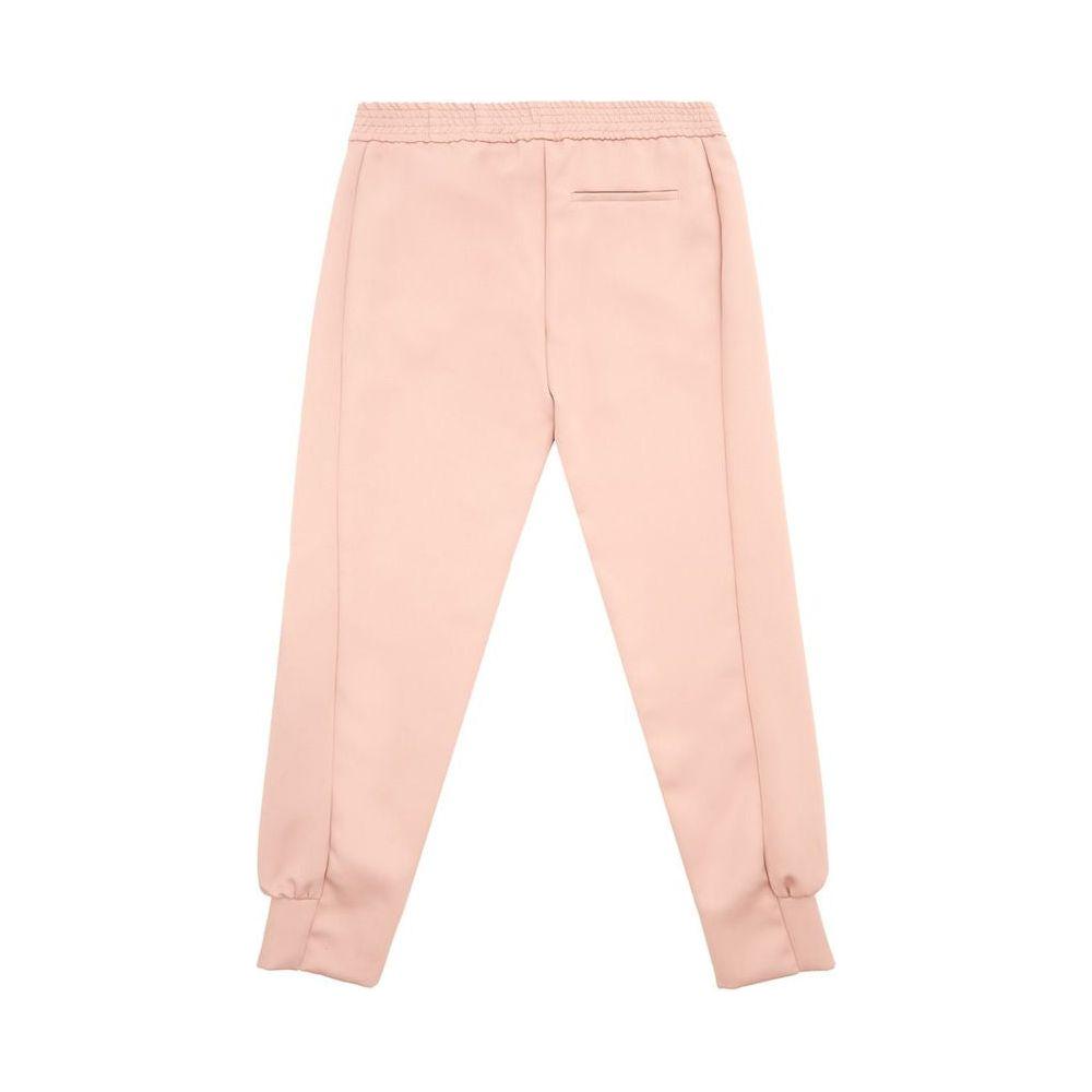 Lardini Elegant Pink Polyester Pants for Women Lardini