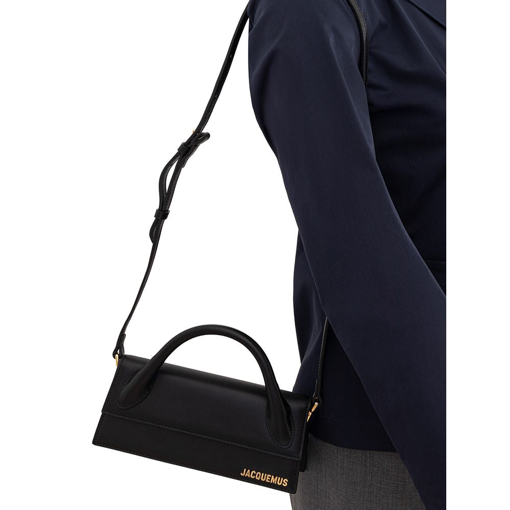 Jacquemus Elegant Black Leather Handbag Jacquemus