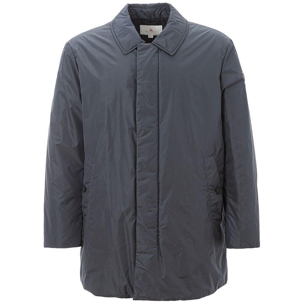 Peuterey Elegant Gray Polyamide Men's Jacket Peuterey