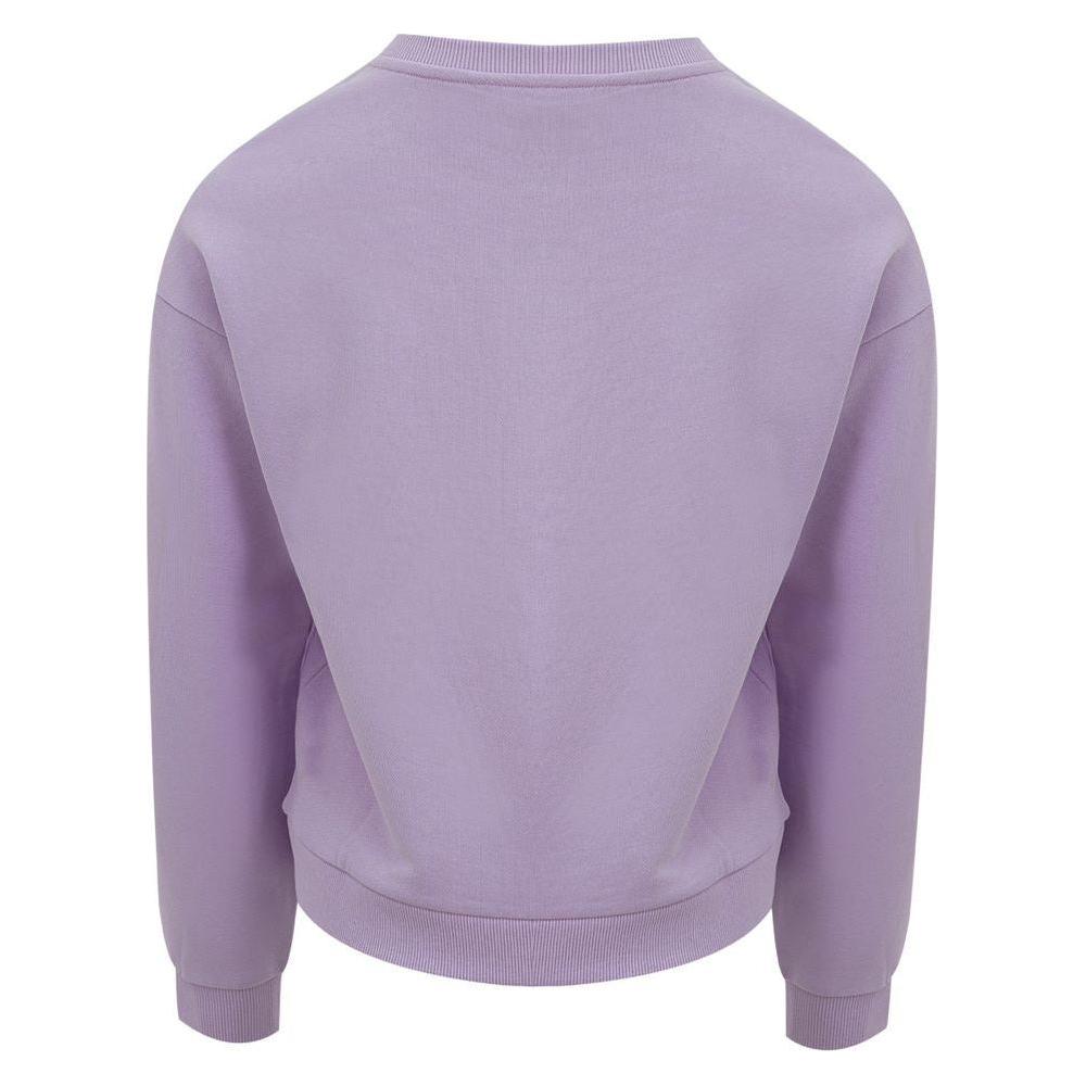 Armani Exchange Chic Purple Cotton Sweater for Women Armani Exchange