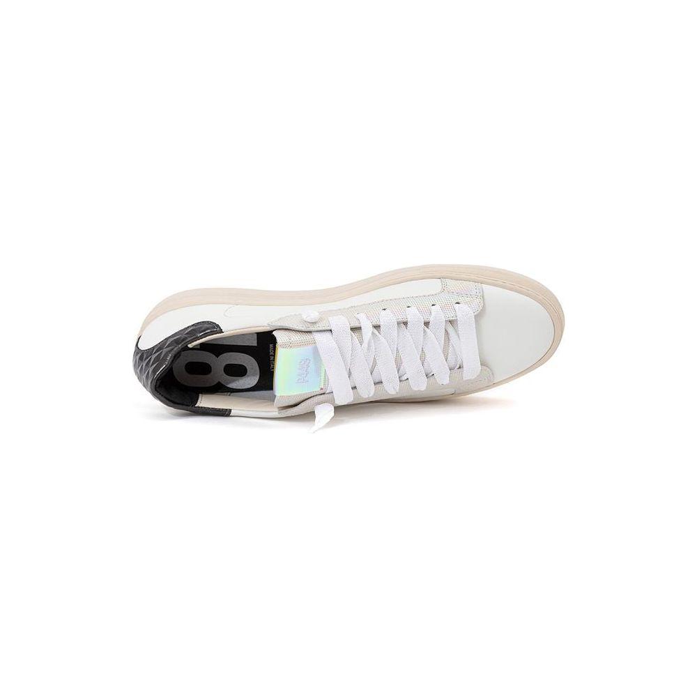 P448 Elevate Your Sneaker Game with All-White Italian Leather Kicks P448