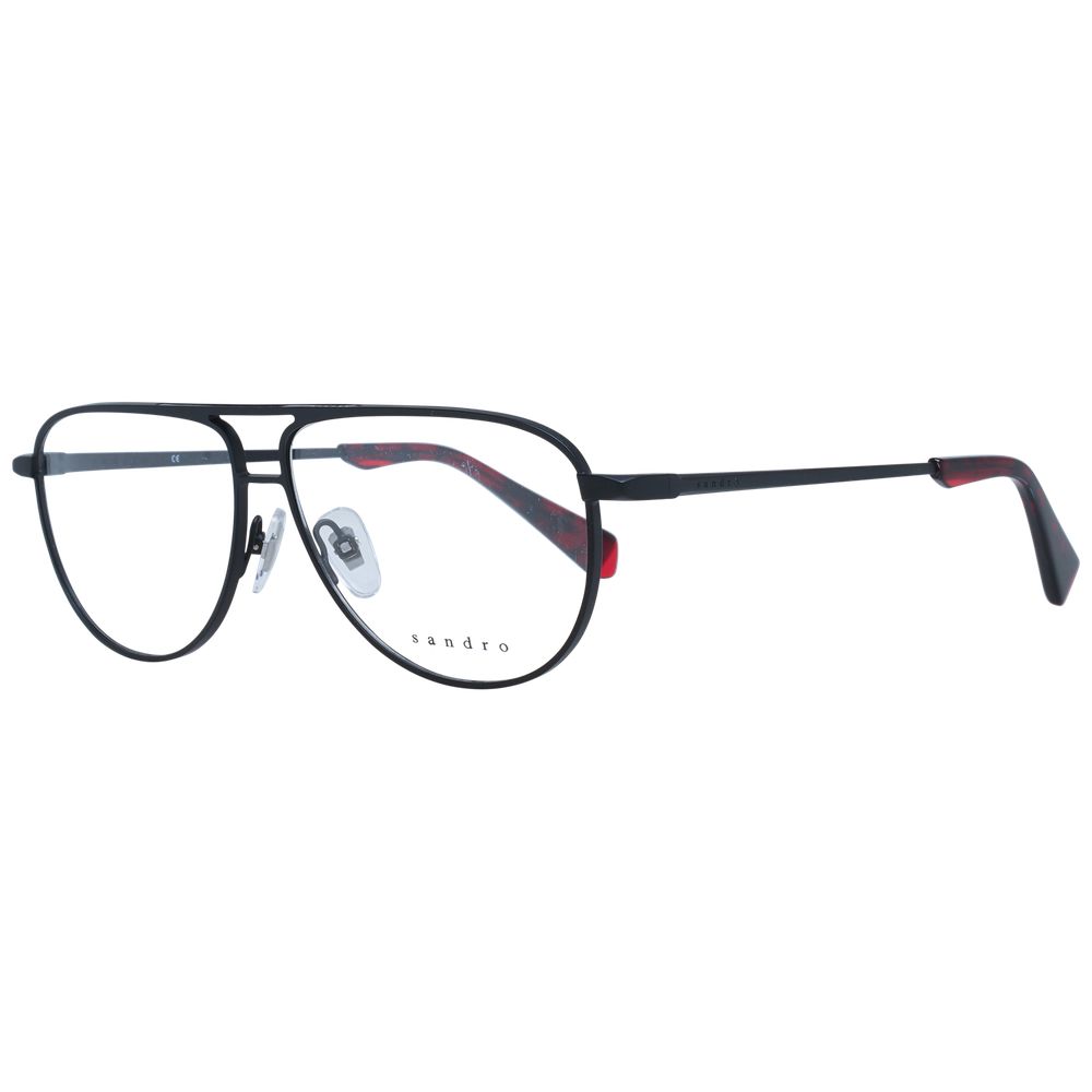 Sandro Black Stainless Steel Glasses (Frames) Sandro