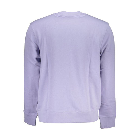 Hugo Boss Purple Cotton Sweater Hugo Boss