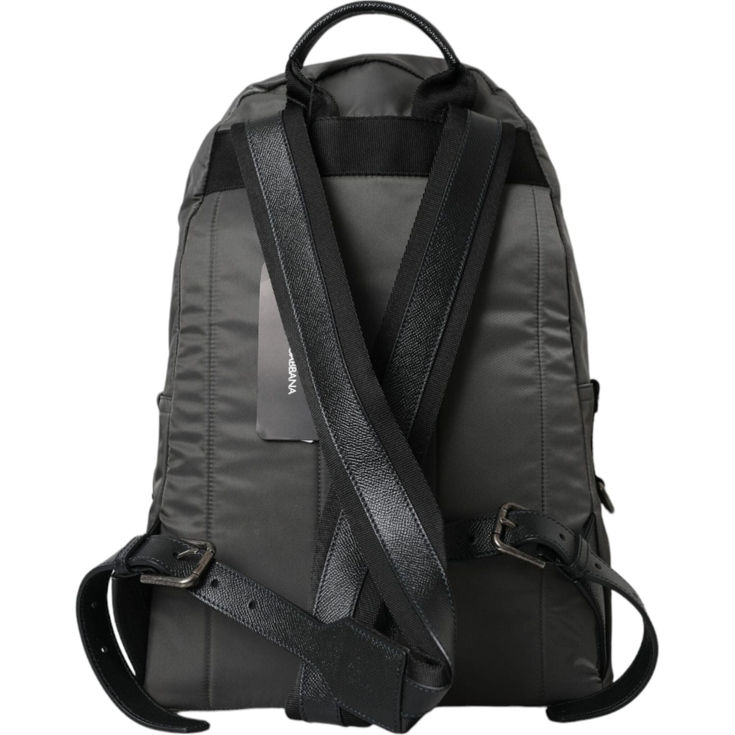 Front view with bag zipped and handles upright.