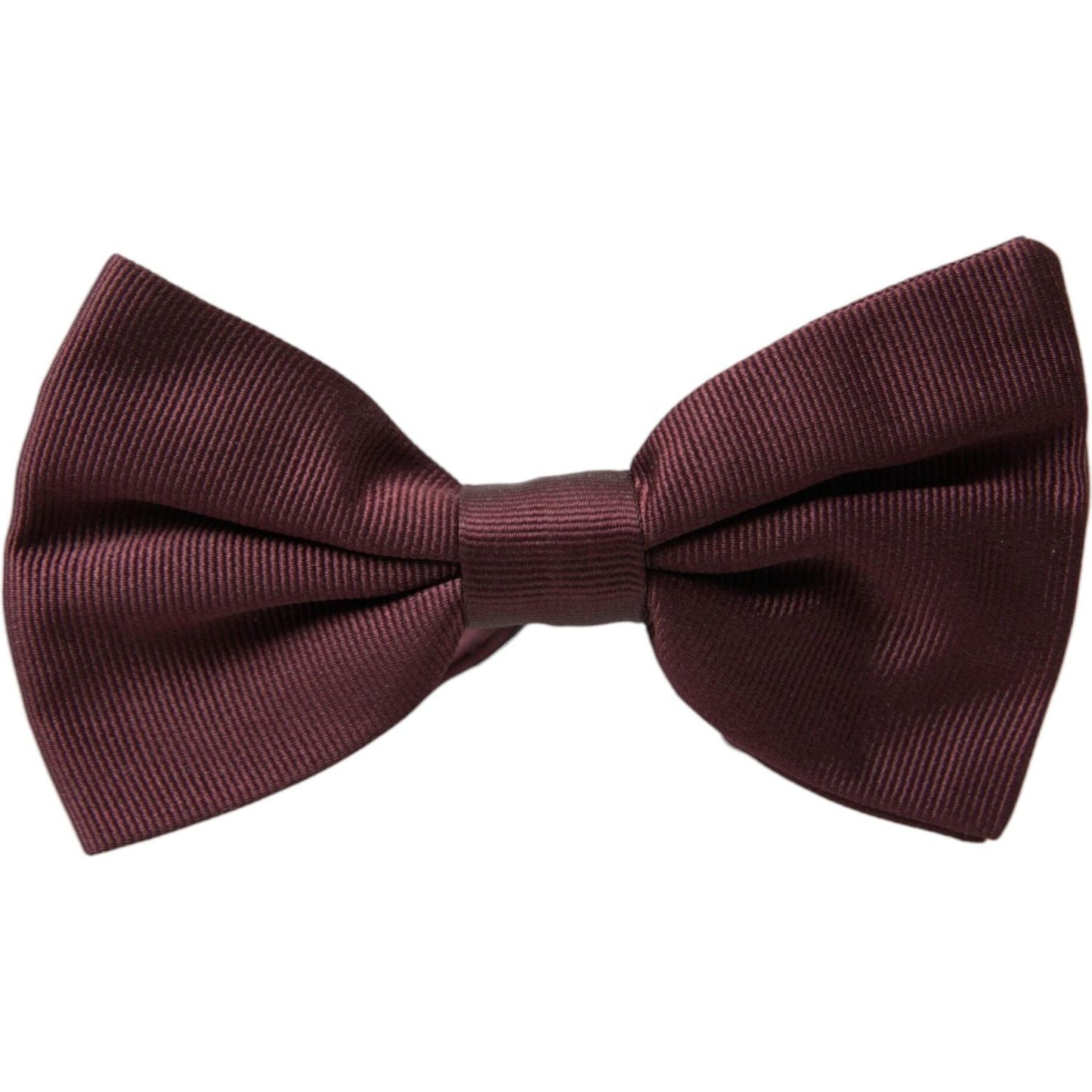 Dolce & Gabbana Maroon Silk Adjustable Neck Men Bow Tie Dolce & Gabbana