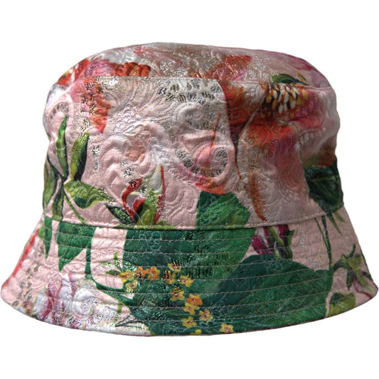 Dolce & Gabbana Multicolor Floral Jacquard Bucket Hat Men Dolce & Gabbana