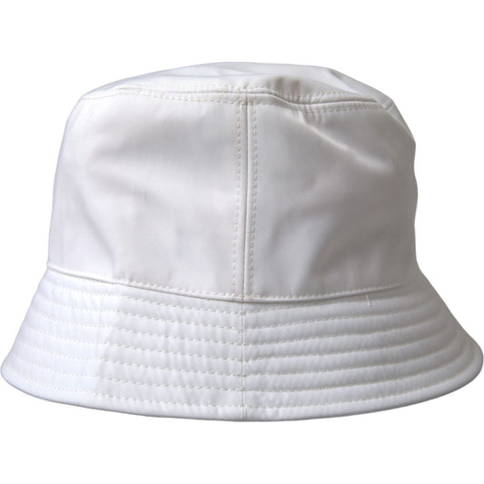 White Cotton Cap Bucket Capello Hat Men