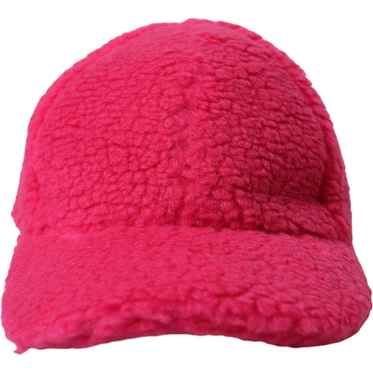 Pink Fleece Plush Baseball Hat Men