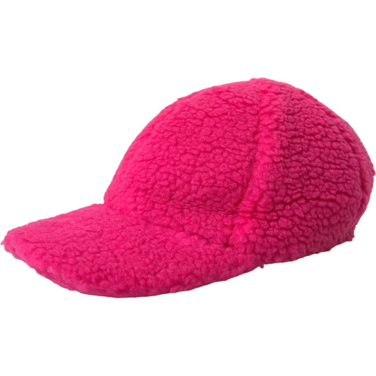 Pink Fleece Plush Baseball Hat Men