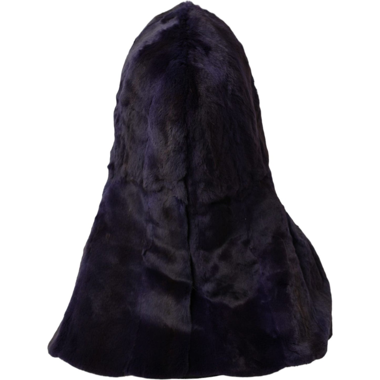 Dolce & Gabbana Black Weasel Fur Whole Head Wrap Hat Dolce & Gabbana