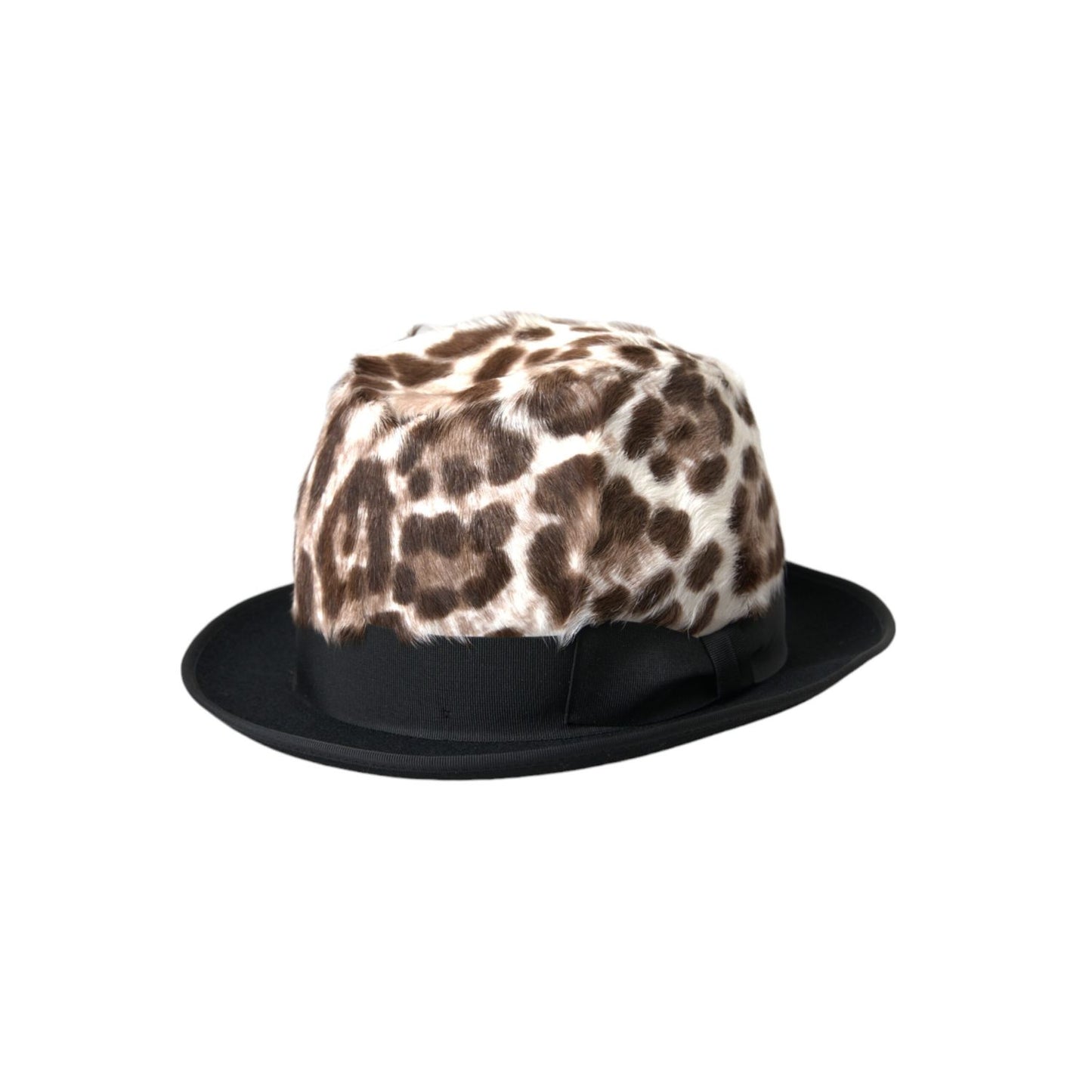 Dolce & Gabbana Multicolor Leopard Women Fedora Hat