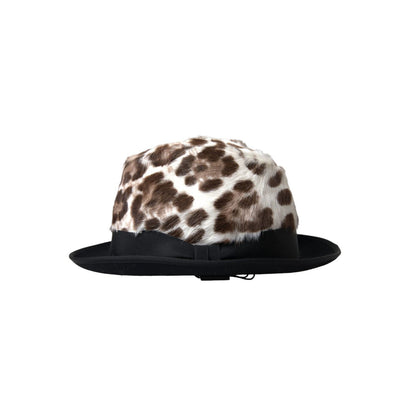 Dolce & Gabbana Multicolor Leopard Women Fedora Hat