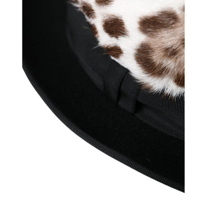 Dolce & Gabbana Multicolor Leopard Women Fedora Hat