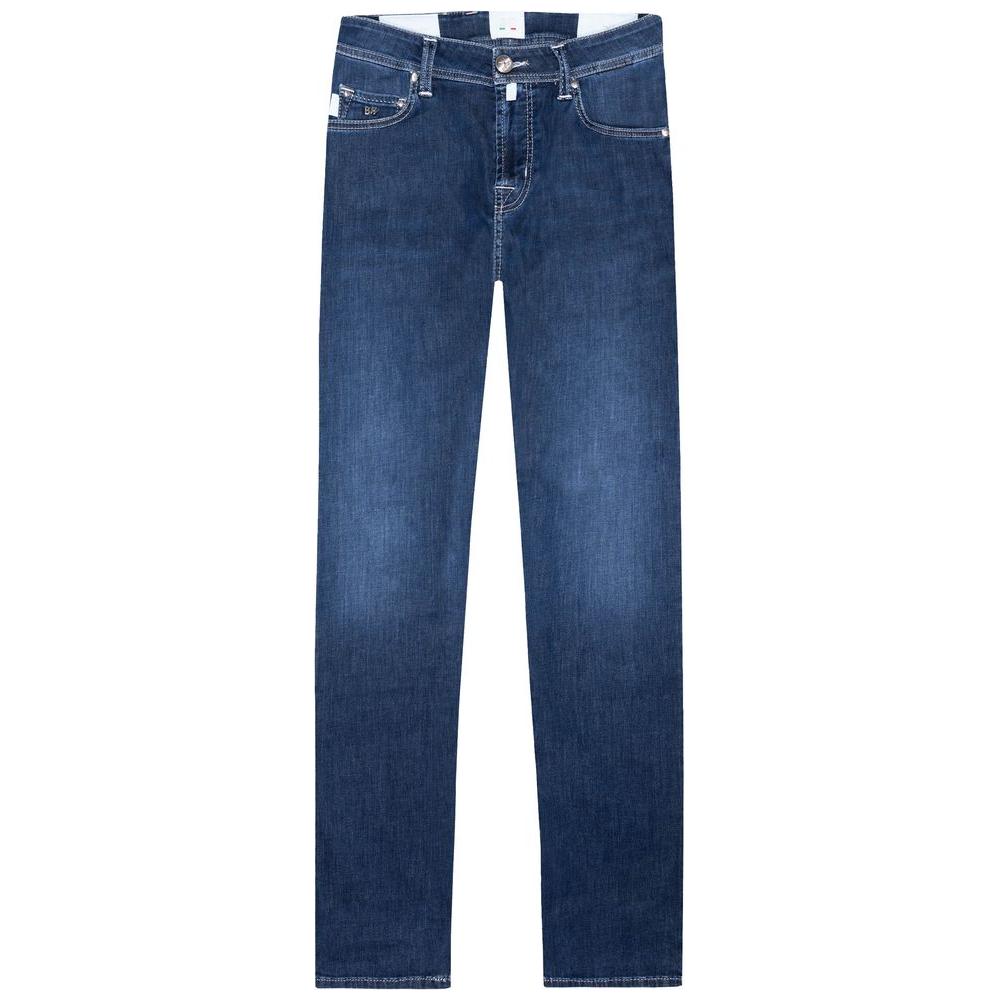 Tramarossa Blue Cotton Men's Jeans Tramarossa