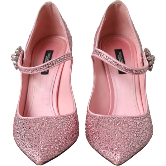 Pink Strass Crystal Heels Pumps Shoes