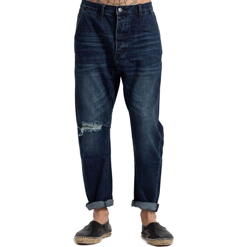 One Teaspoon Blue Cotton Men Jeans One Teaspoon