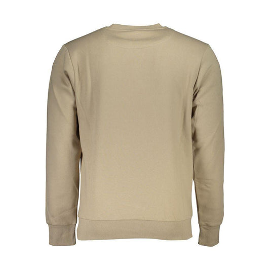 U.S. Grand Polo Beige Cotton Sweater U.S. Grand Polo