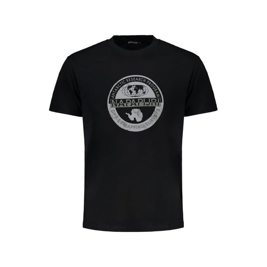 Black Cotton T-Shirt