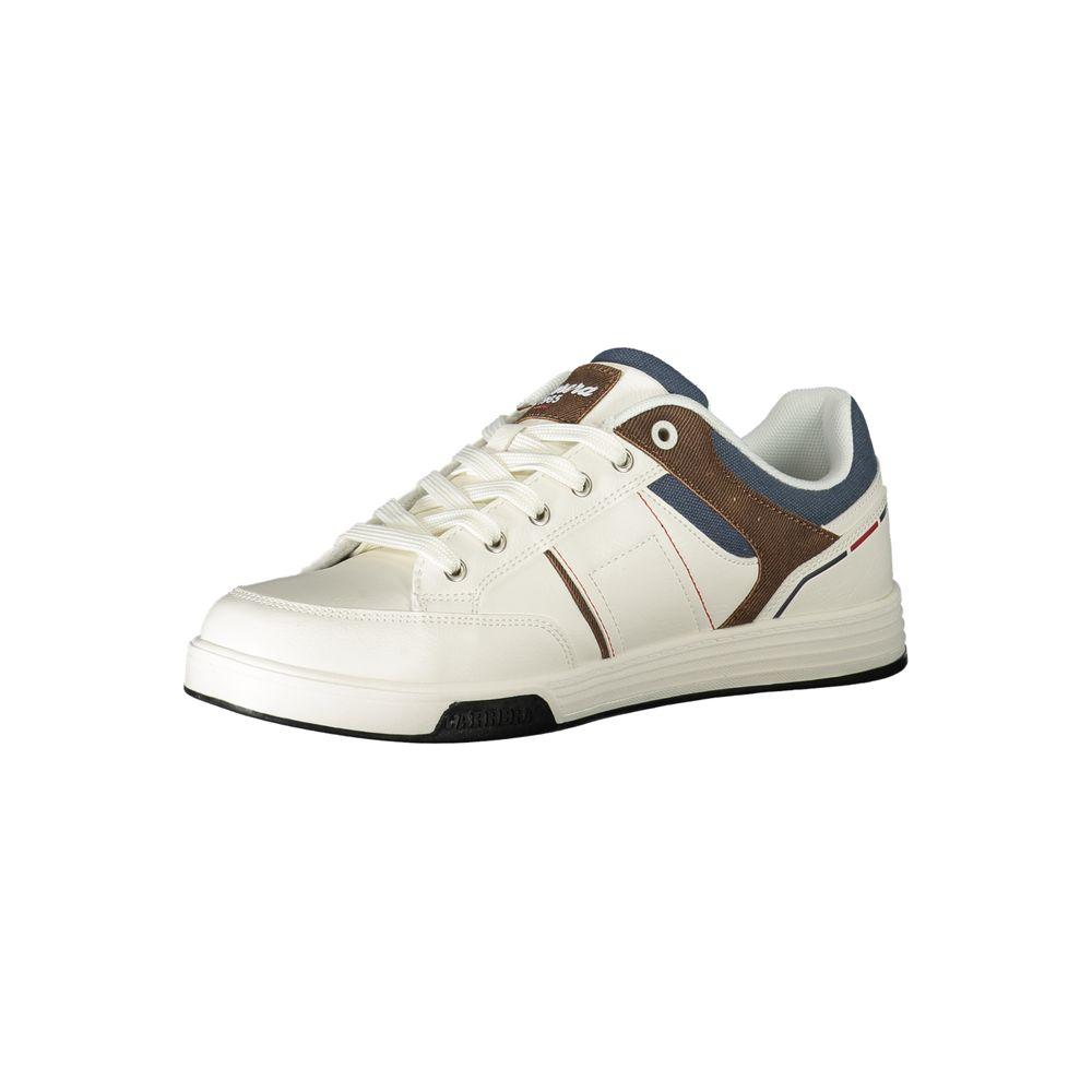 Carrera White Polyester Sneaker Carrera