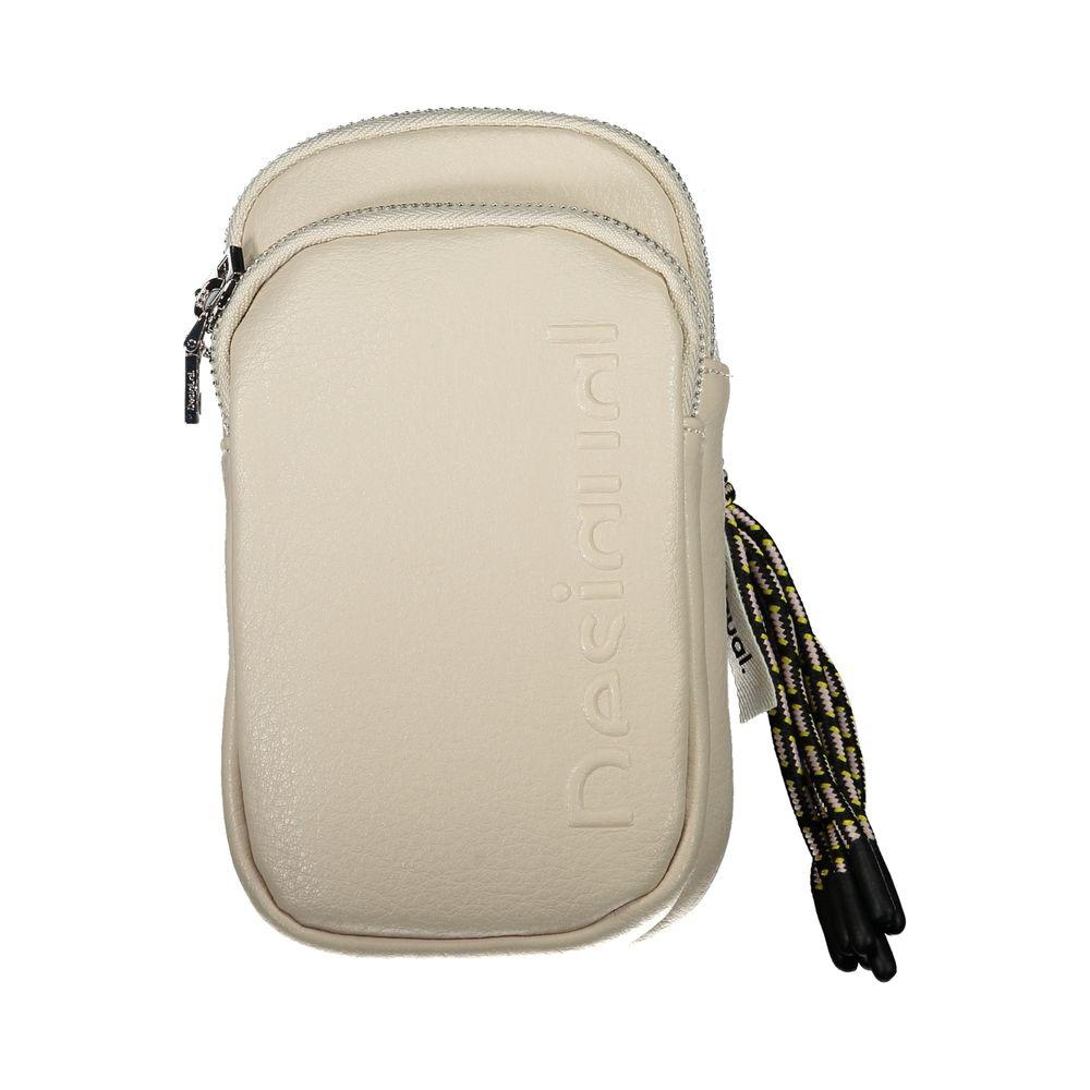 Desigual Beige Polyethylene Handbag Desigual