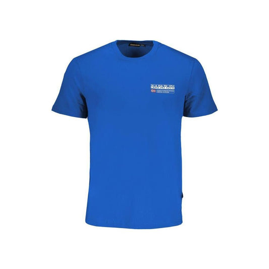 Napapijri Blue Cotton T-Shirt Napapijri