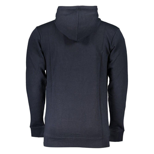 Cavalli Class Blue Cotton Men Sweater Cavalli Class