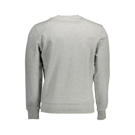 North Sails Gray Cotton Men Sweater North Sails