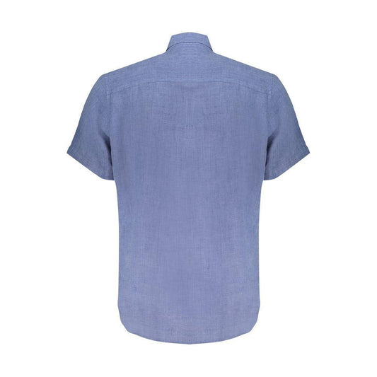 North Sails Blue Linen Shirt North Sails