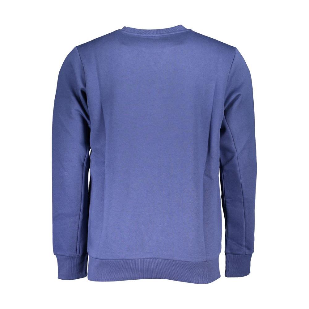 U.S. Grand Polo Chic Fleece Crew Neck Sweater in Blue U.S. Grand Polo