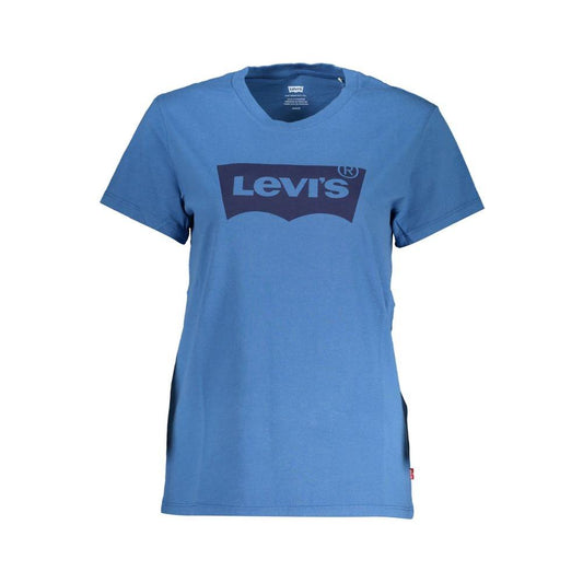 Levi's Blue Cotton Women T-Shirt Levi's