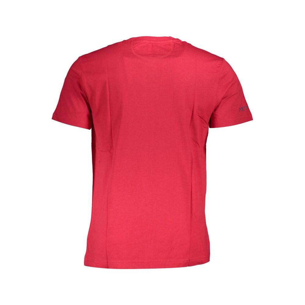 La Martina Red Cotton Men T-Shirt La Martina