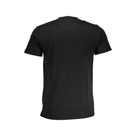 Cavalli Class Black Cotton T-Shirt Cavalli Class