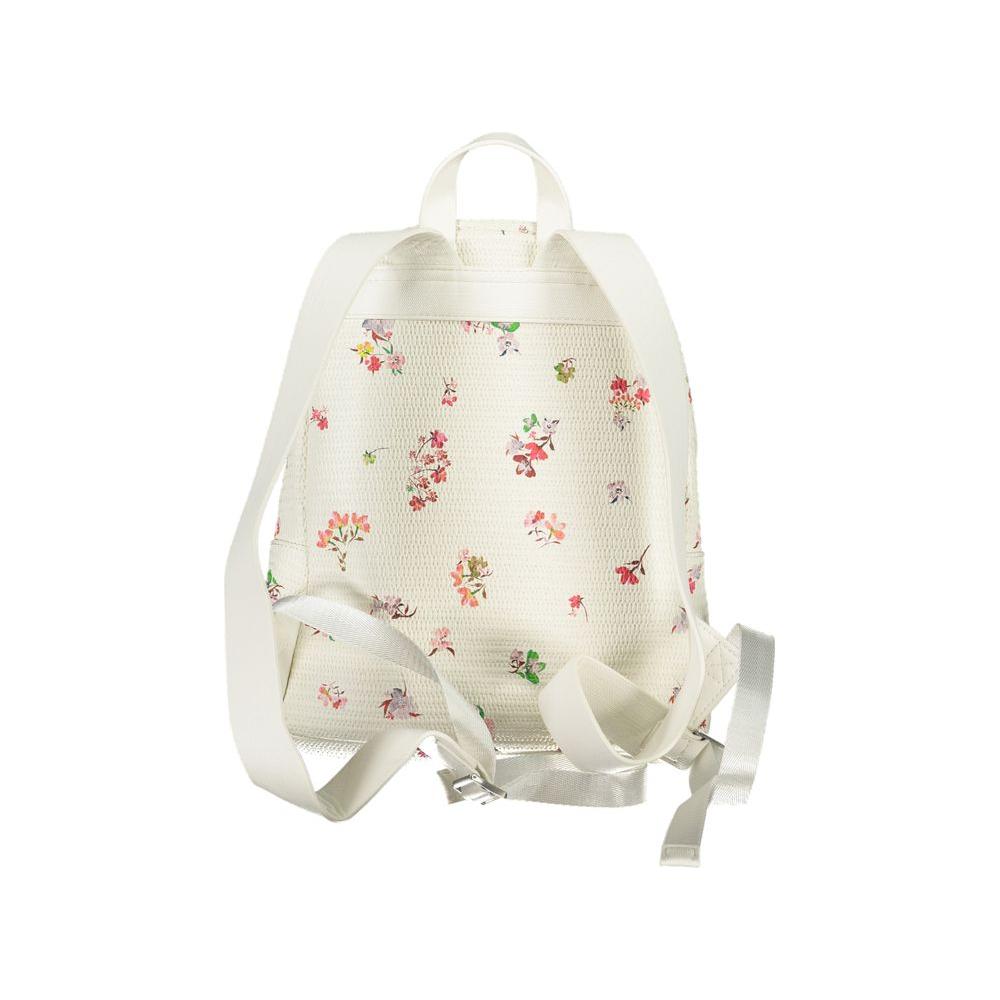 Desigual White Polyethylene Backpack Desigual