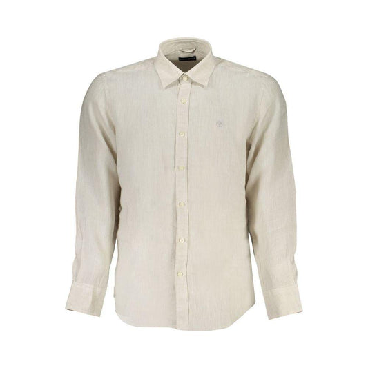 North Sails Beige Linen Shirt North Sails