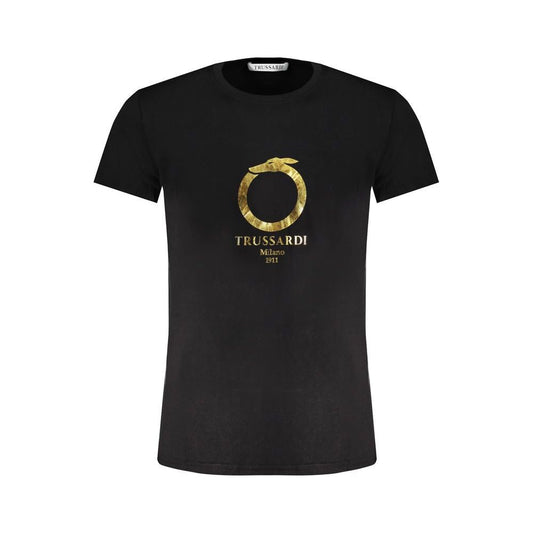 Black Cotton T-Shirt