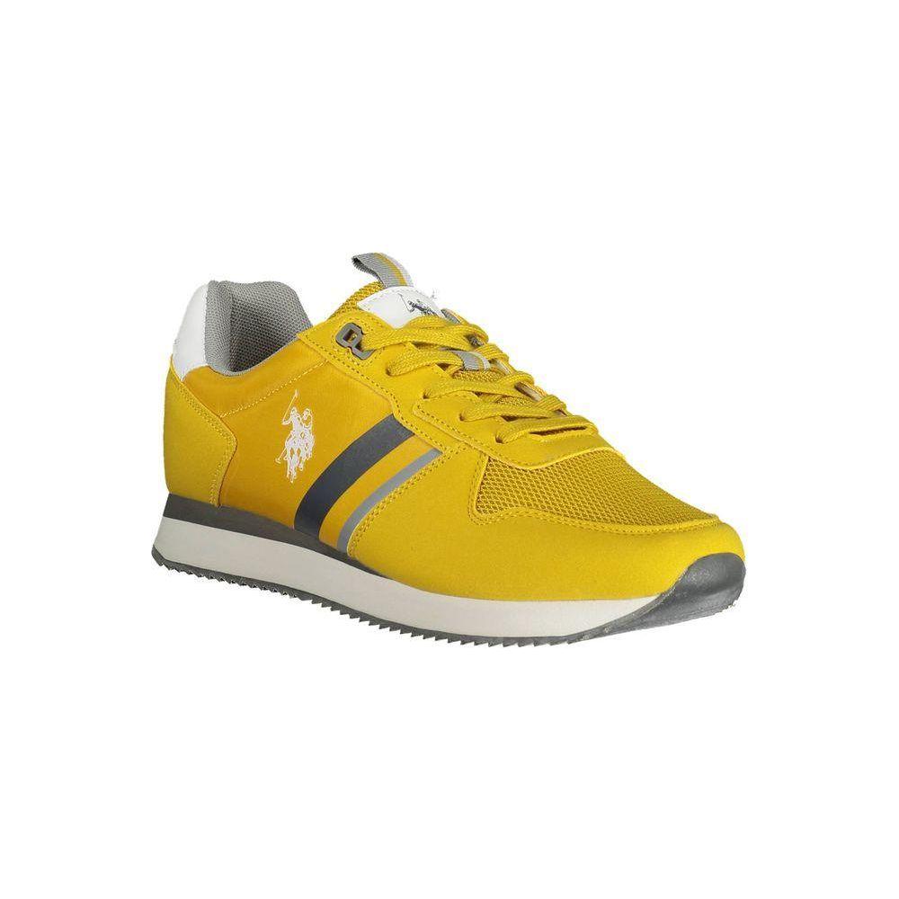 U.S. POLO ASSN. Yellow Polyester Men Sneaker U.S. POLO ASSN.