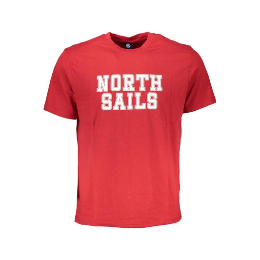 North Sails Red Cotton T-Shirt North Sails