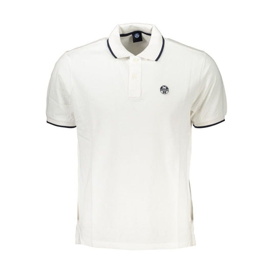 North Sails White Cotton Polo Shirt North Sails