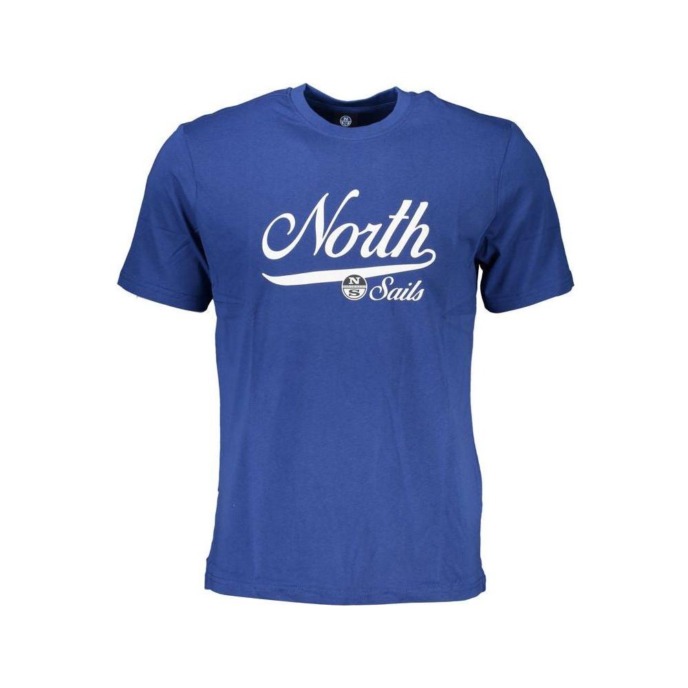 North Sails Blue Cotton T-Shirt North Sails