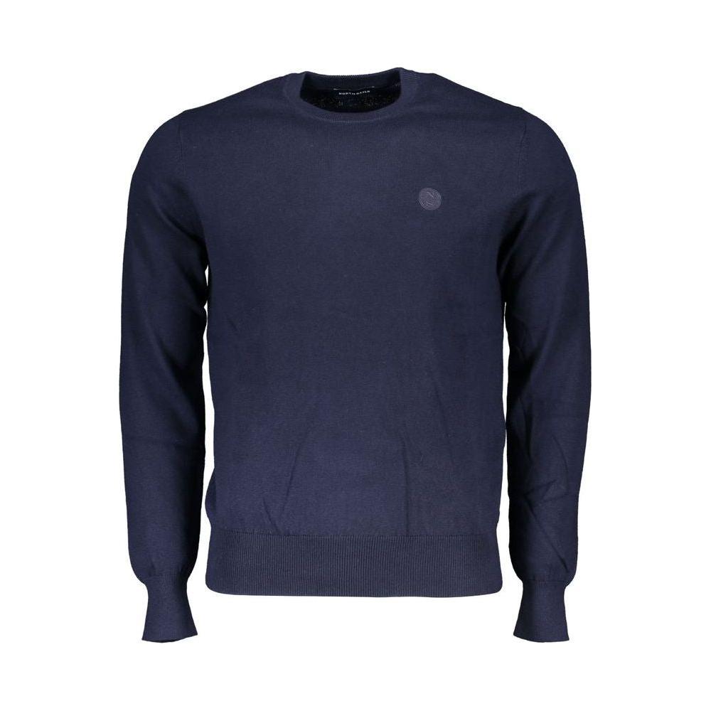 North Sails Eco-Conscious Crew Neck Sweater in Blue North Sails