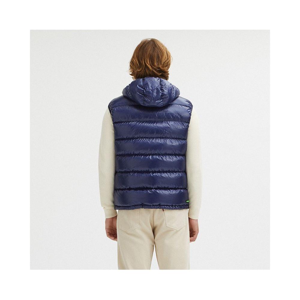 Centogrammi Blue Nylon Men's Reversible Vest Centogrammi