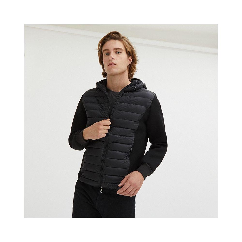 Centogrammi Black Nylon Men Jacket Centogrammi