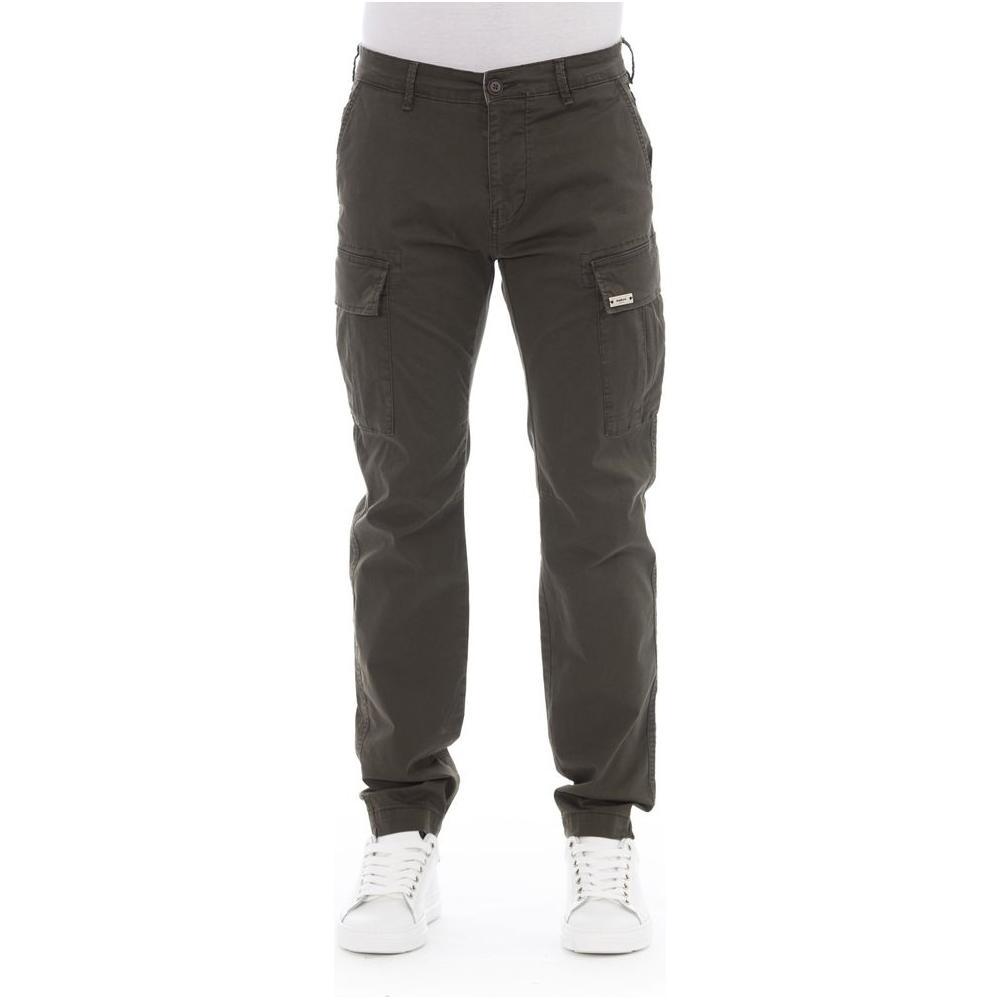 Baldinini Trend Army Cotton Men Trouser Baldinini Trend