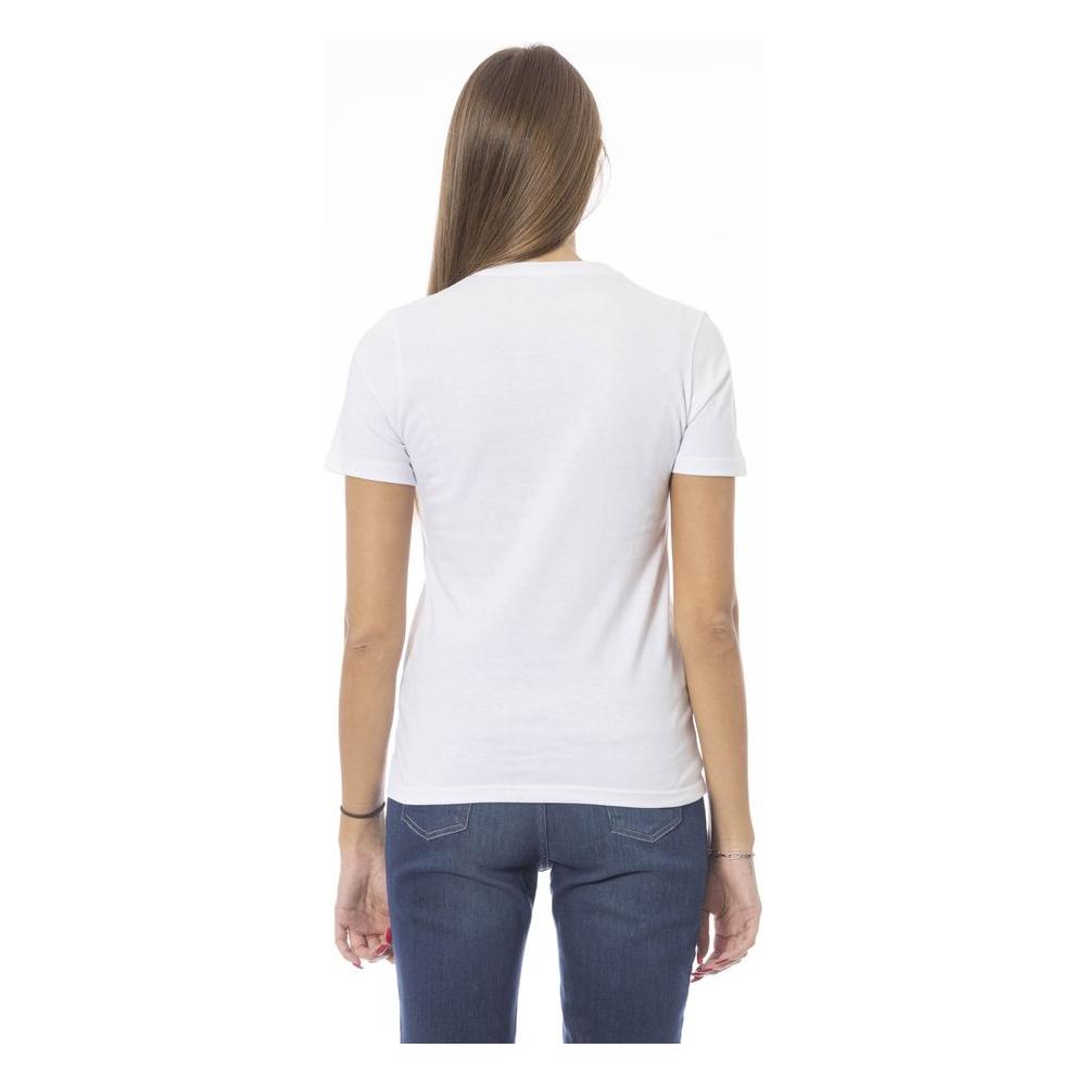 Baldinini Trend White Cotton Women T-Shirt Baldinini Trend