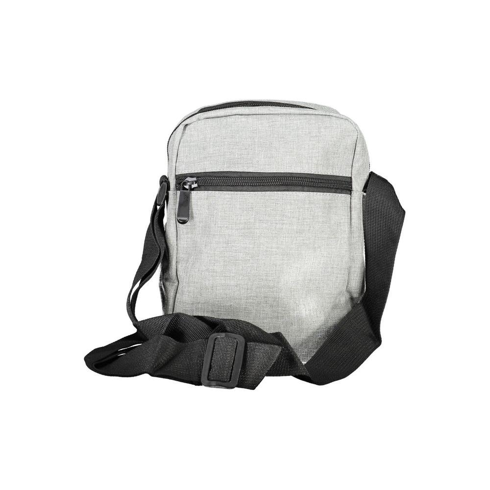 Front view with bag zipped and handles upright.