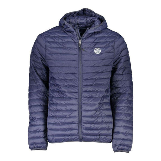 North Sails Blue Polyamide Men Jacket North Sails