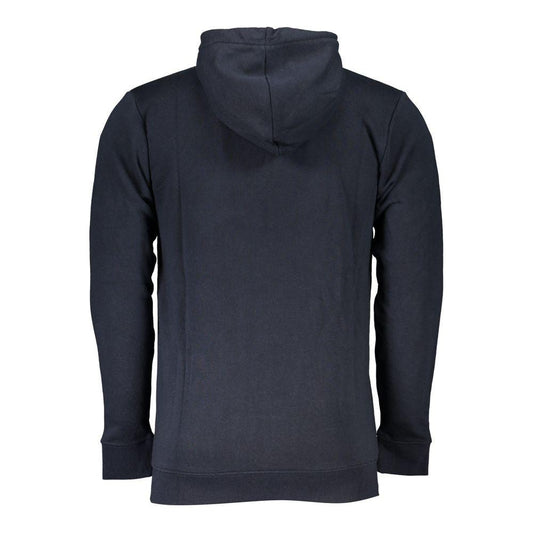 Cavalli Class Blue Cotton Men Sweater Cavalli Class