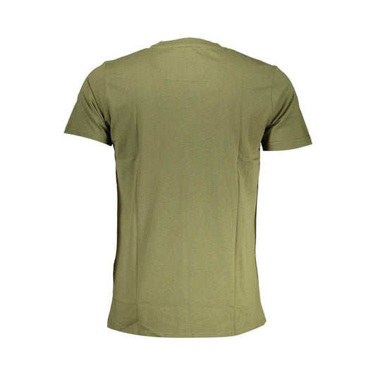 Cavalli Class Green Cotton T-Shirt Cavalli Class