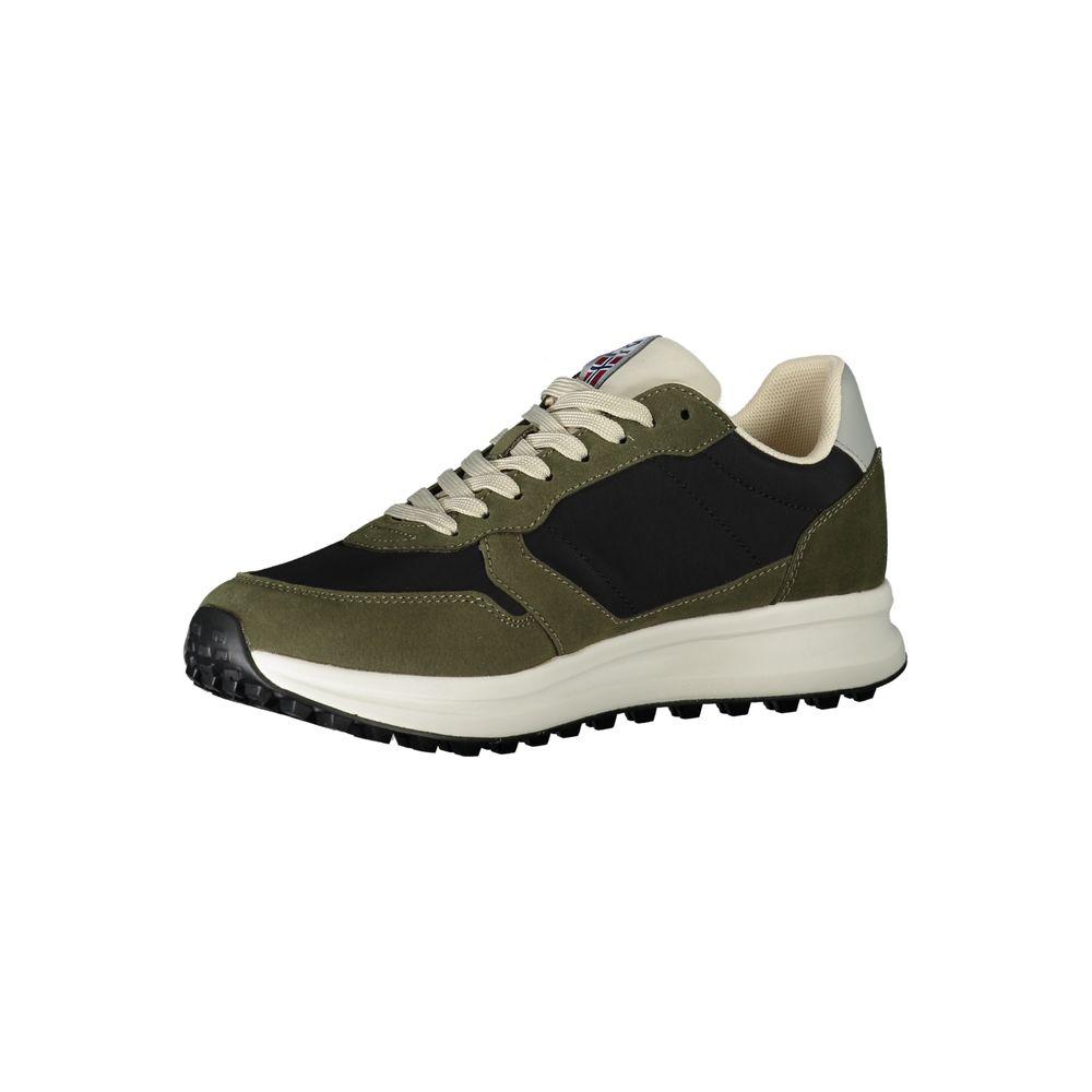 Napapijri Green Polyester Sneaker Napapijri