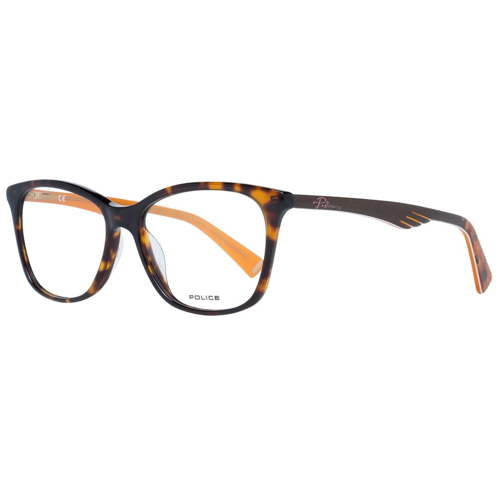 Police Brown Plastic Glasses (Frames)